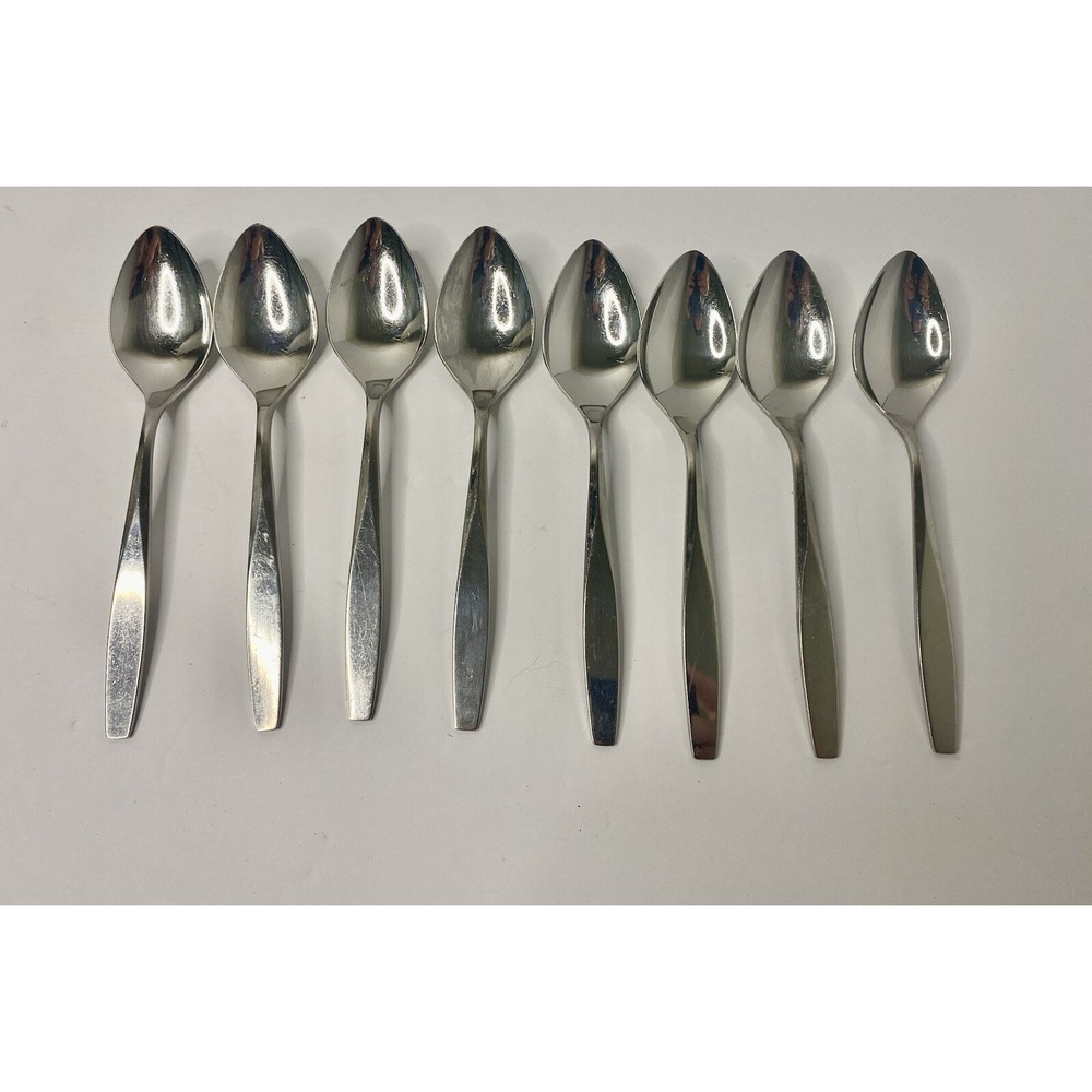 8 Oneida USA Ltd LIDO Stainless TeaSpoons Replacements